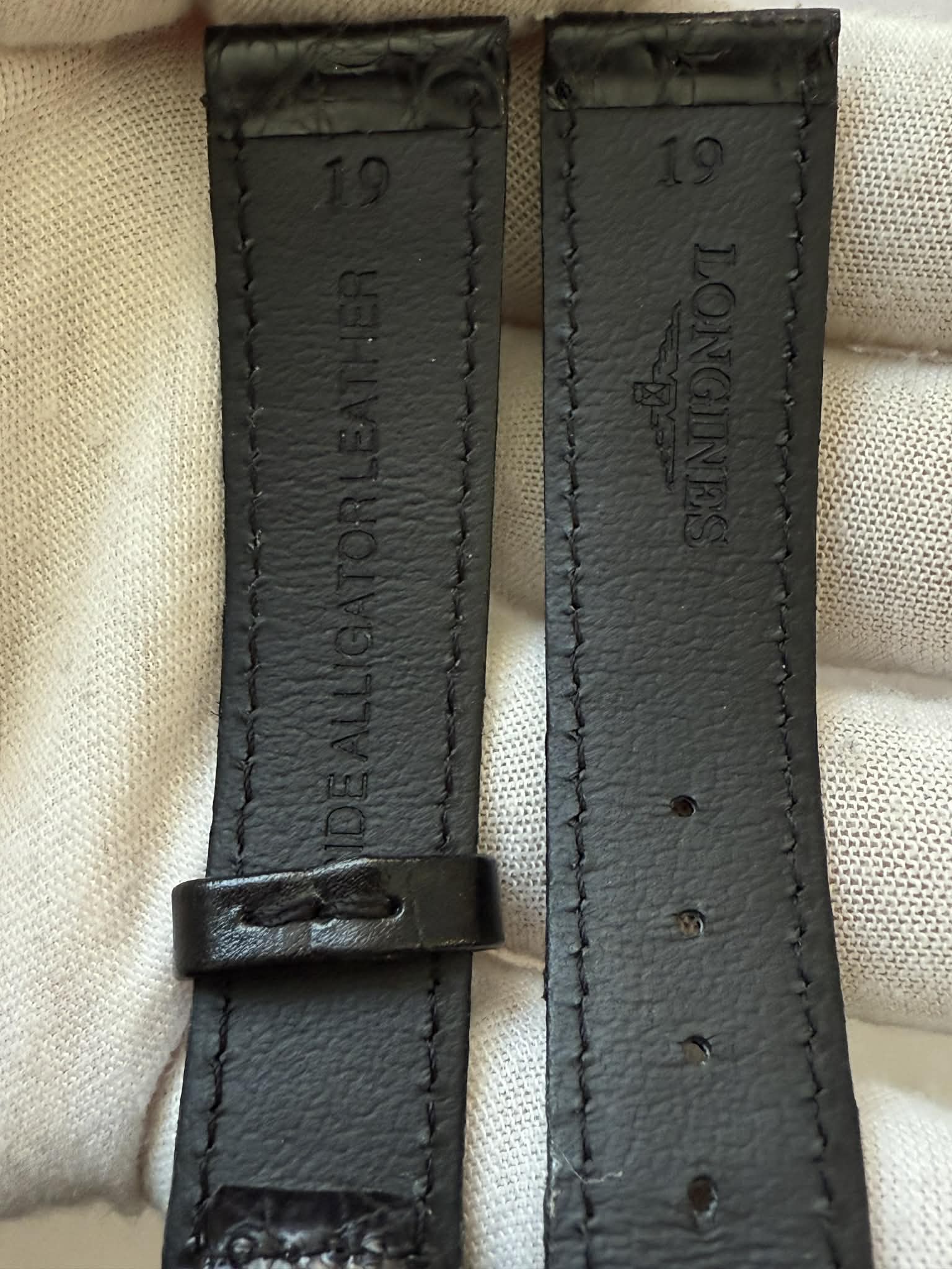 Longines lather 19mm image 2