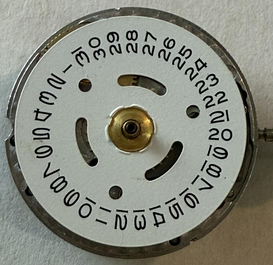 Cal. 2030 parts diagram back