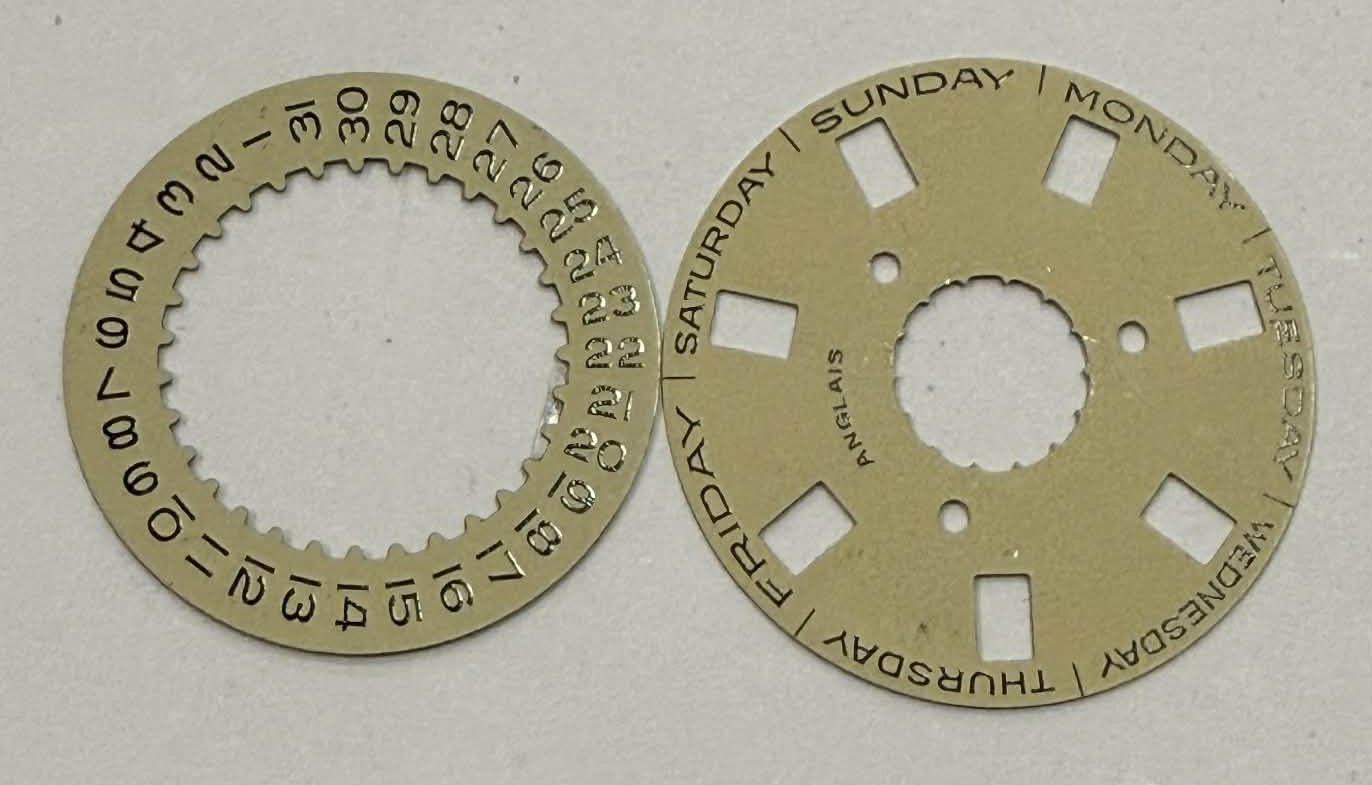 Rolex Day-Date Day & Date wheels image 1